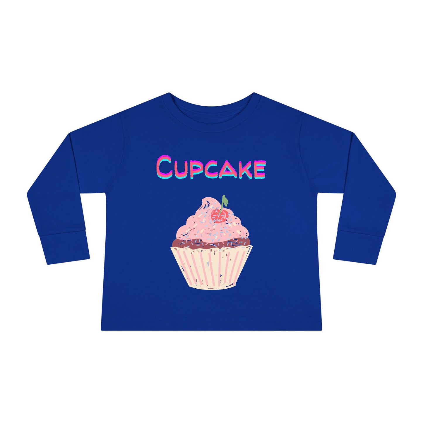 Cupcake Toddler Long Sleeve Top – Sweet and Stylish Kids’ Clothing