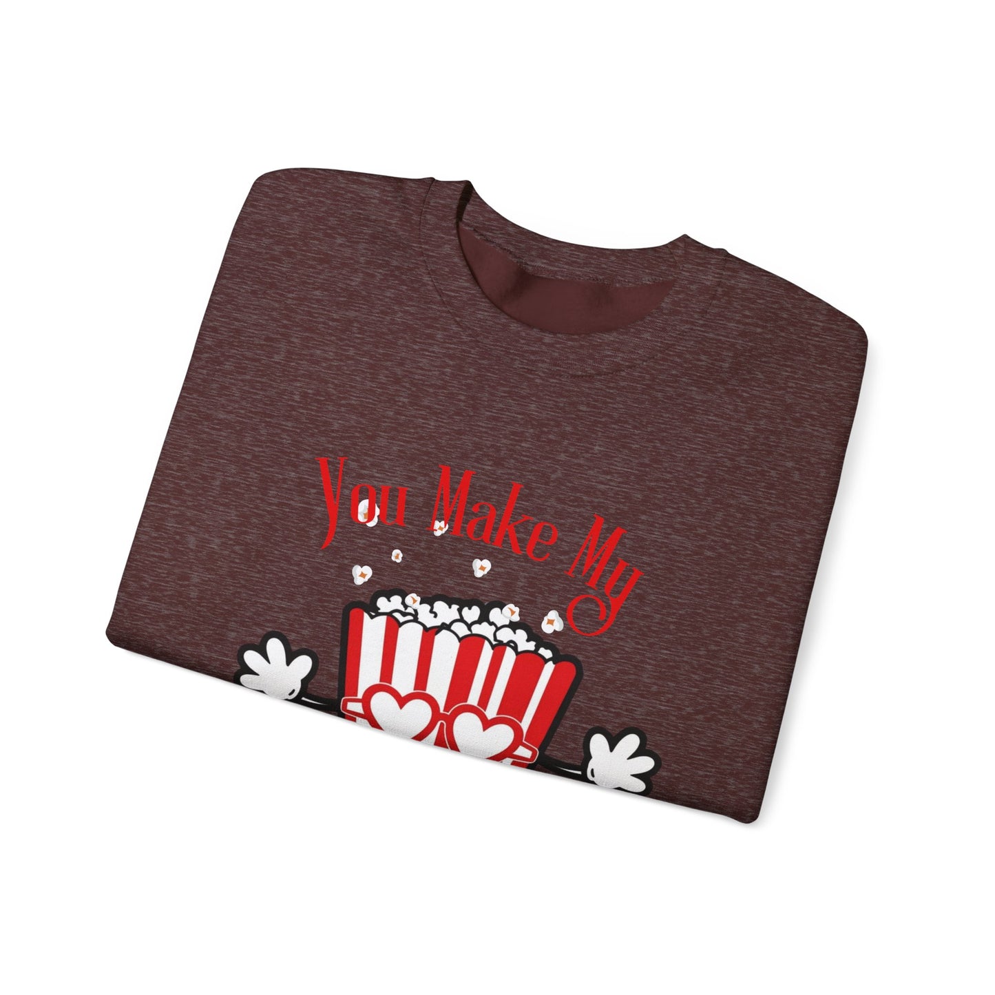 You Make My Heart POP Unisex Heavy Blend™ Crewneck Sweatshirt