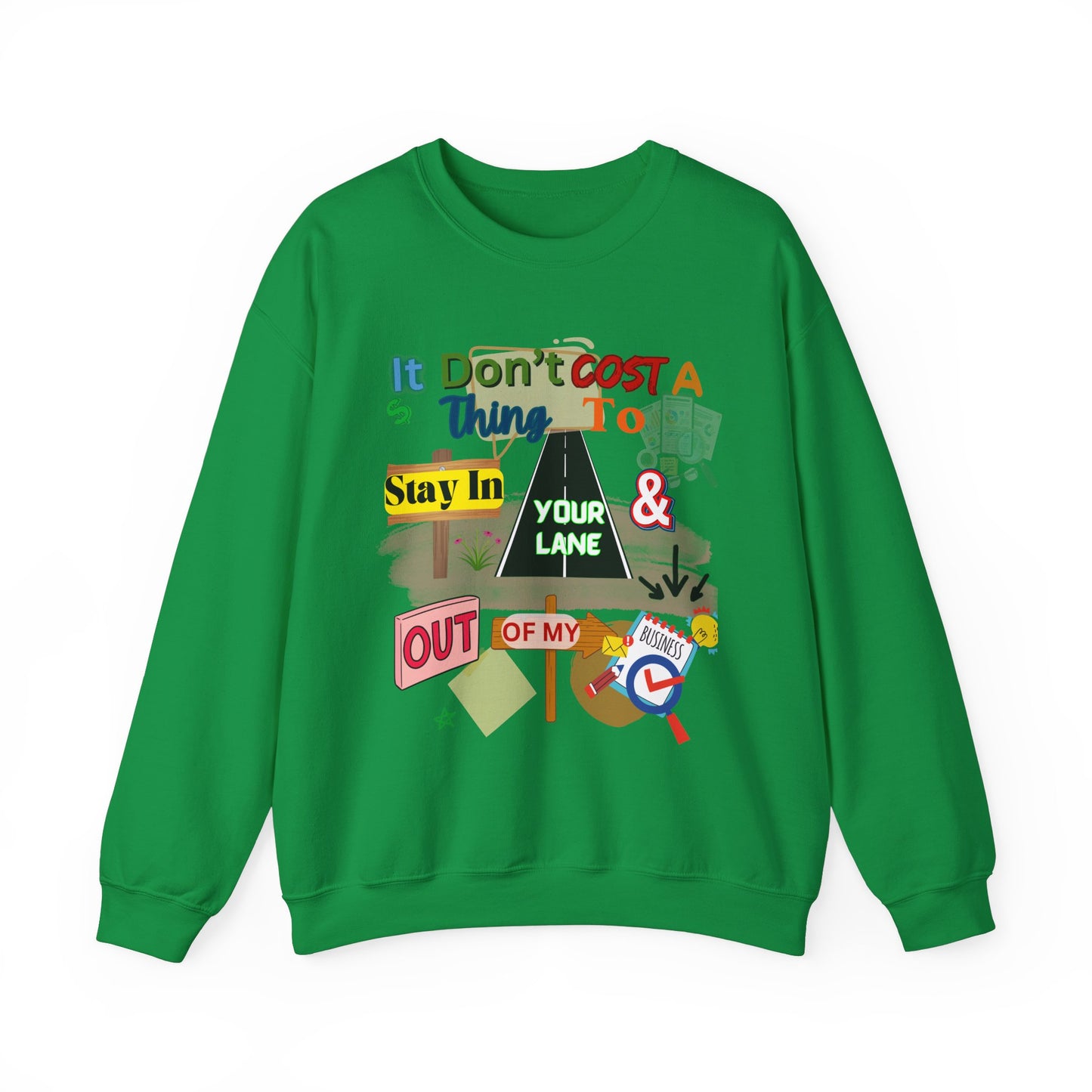 It doesn't Cost a Thing Unisex Heavy Blend™ Crewneck Sweatshirt – Cozy, Durable & Stylish Apparel for All Genders