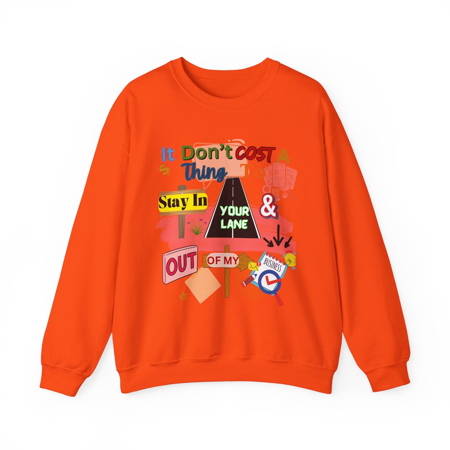 It doesn't Cost a Thing Unisex Heavy Blend™ Crewneck Sweatshirt – Cozy, Durable & Stylish Apparel for All Genders