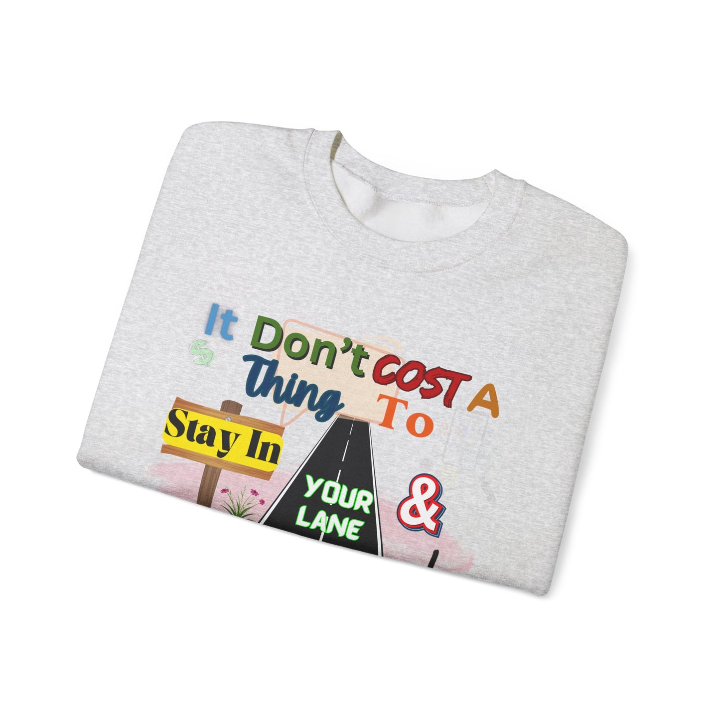It doesn't Cost a Thing Unisex Heavy Blend™ Crewneck Sweatshirt – Cozy, Durable & Stylish Apparel for All Genders