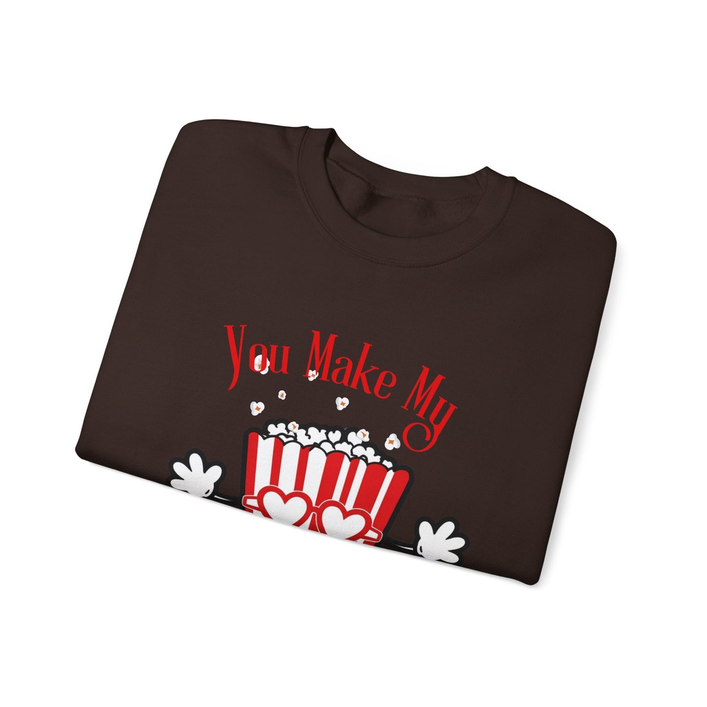 You Make My Heart POP Unisex Heavy Blend™ Crewneck Sweatshirt