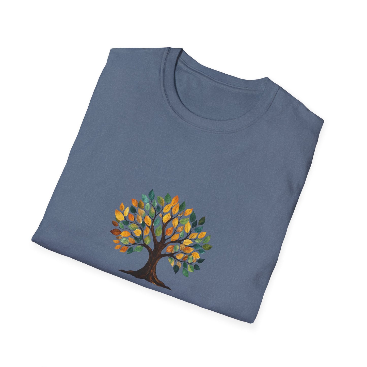 Rooting for You Unisex Softstyle T-Shirt - Tree Design for Nature Lovers