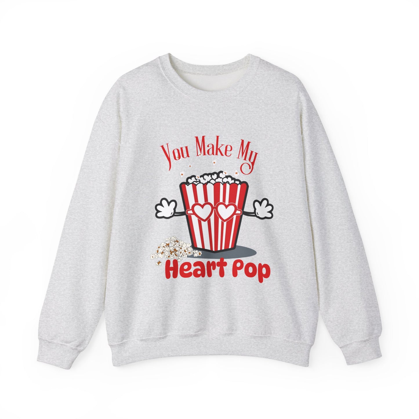 You Make My Heart POP Unisex Heavy Blend™ Crewneck Sweatshirt