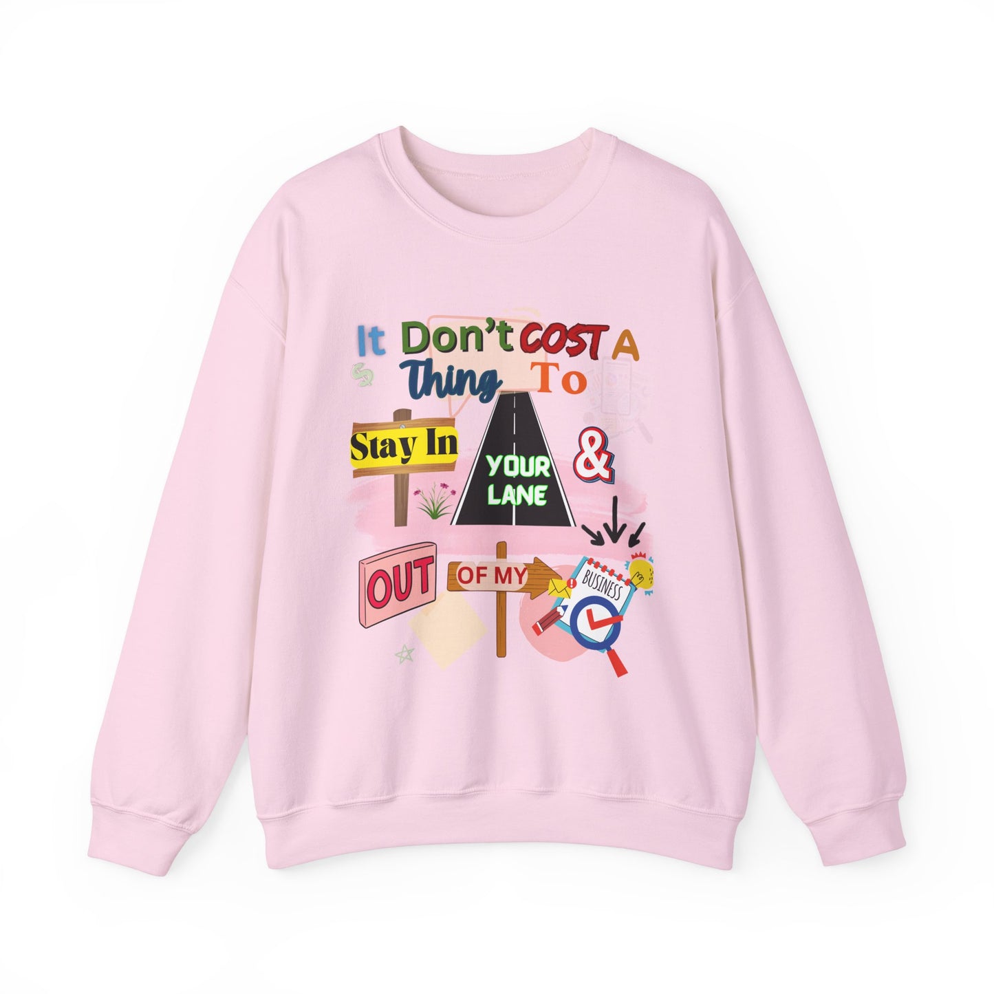 It doesn't Cost a Thing Unisex Heavy Blend™ Crewneck Sweatshirt – Cozy, Durable & Stylish Apparel for All Genders