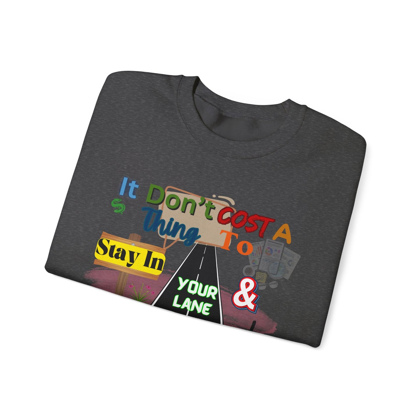 It doesn't Cost a Thing Unisex Heavy Blend™ Crewneck Sweatshirt – Cozy, Durable & Stylish Apparel for All Genders