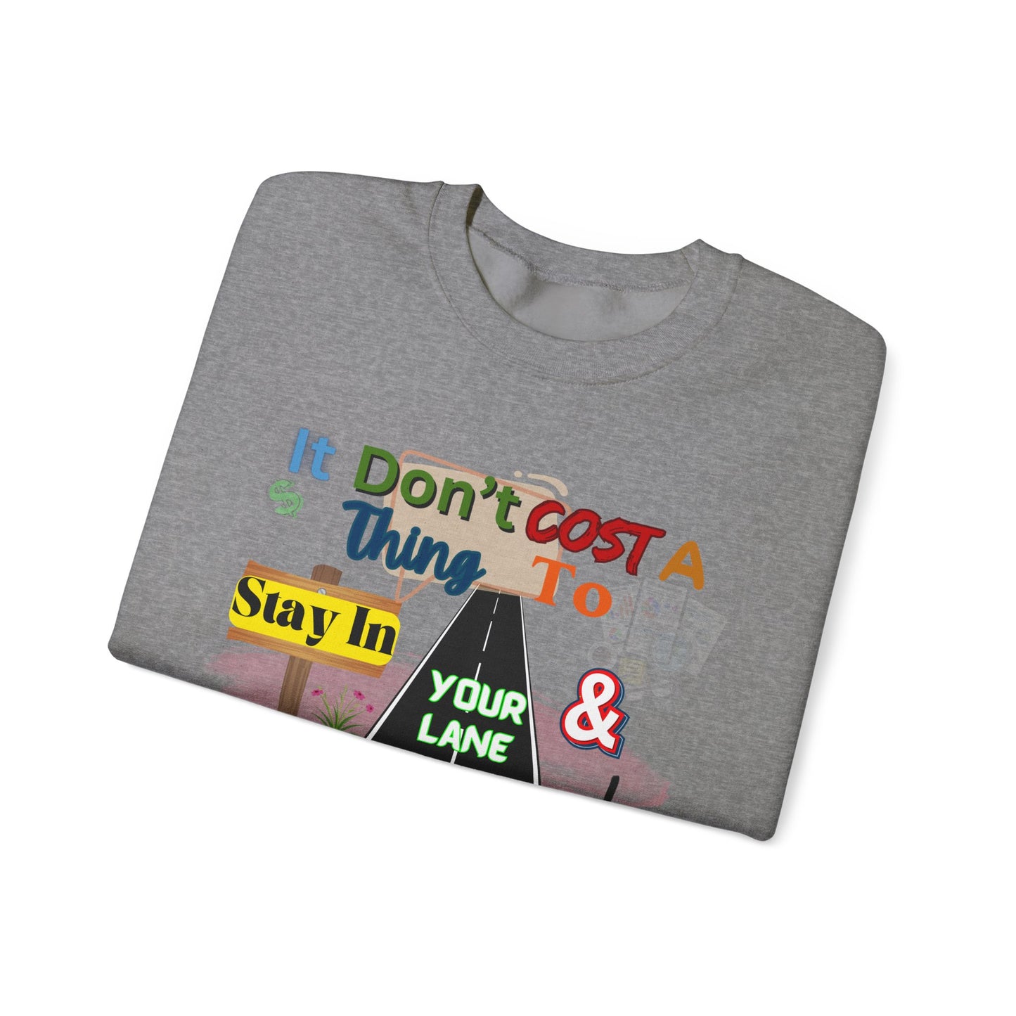 It doesn't Cost a Thing Unisex Heavy Blend™ Crewneck Sweatshirt – Cozy, Durable & Stylish Apparel for All Genders
