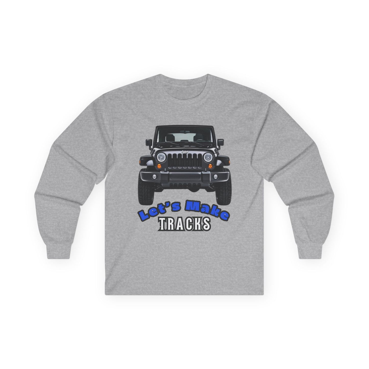 Let’s Make Tracks Ultra Cotton Unisex Long Sleeve Tee