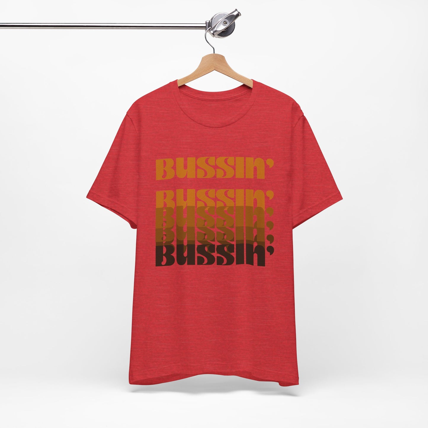 Trendy Unisex Tee with 'Bussin'' Design - Perfect for Casual Outings and Events