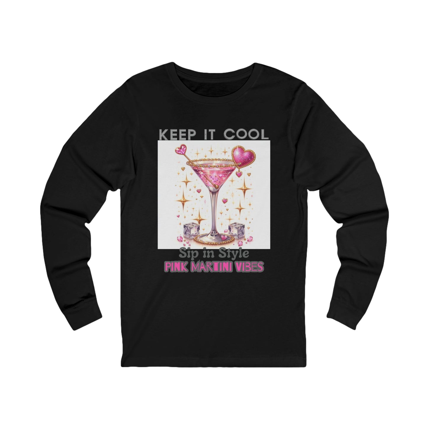 Pink Martini Unisex Jersey Long Sleeve Tee