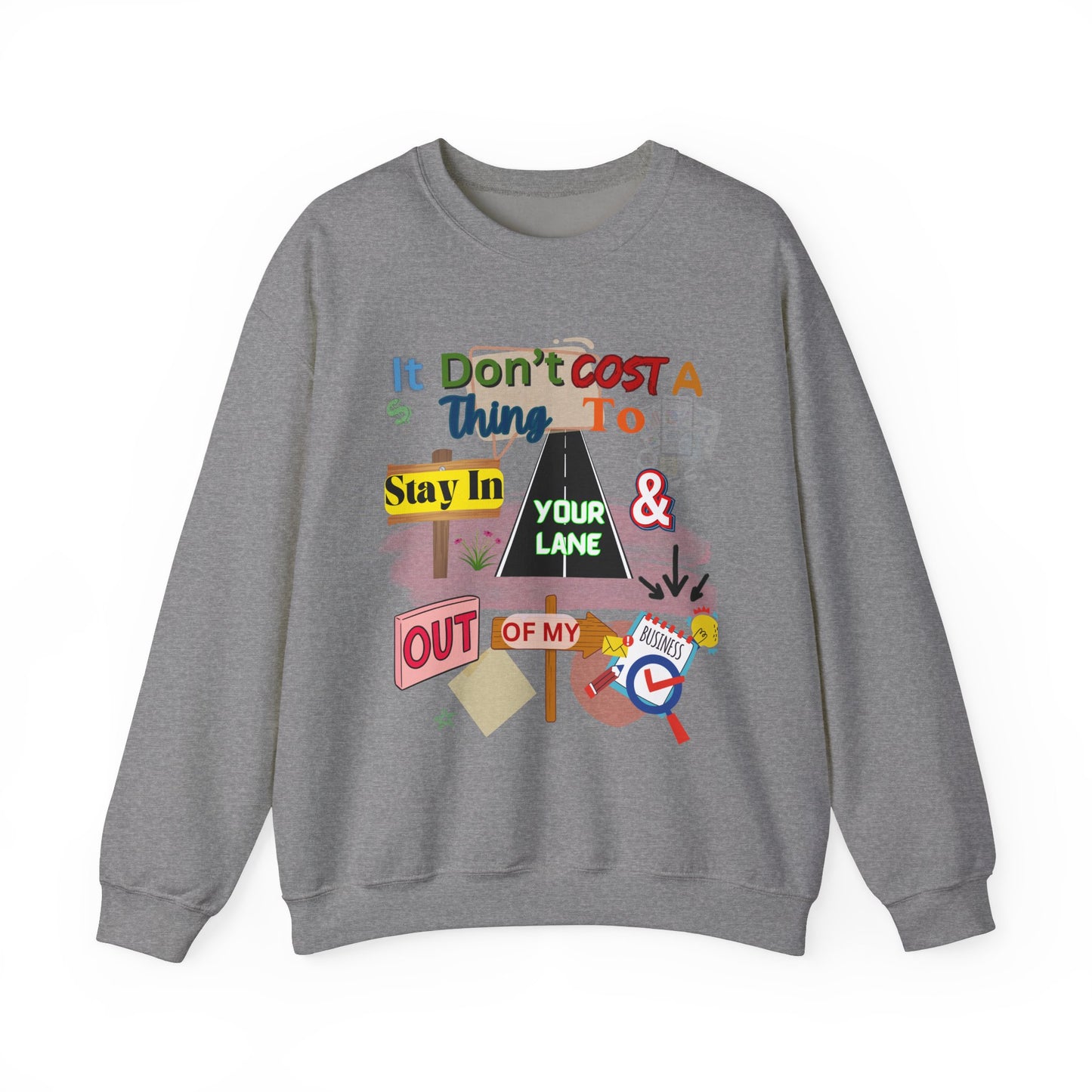 It doesn't Cost a Thing Unisex Heavy Blend™ Crewneck Sweatshirt – Cozy, Durable & Stylish Apparel for All Genders