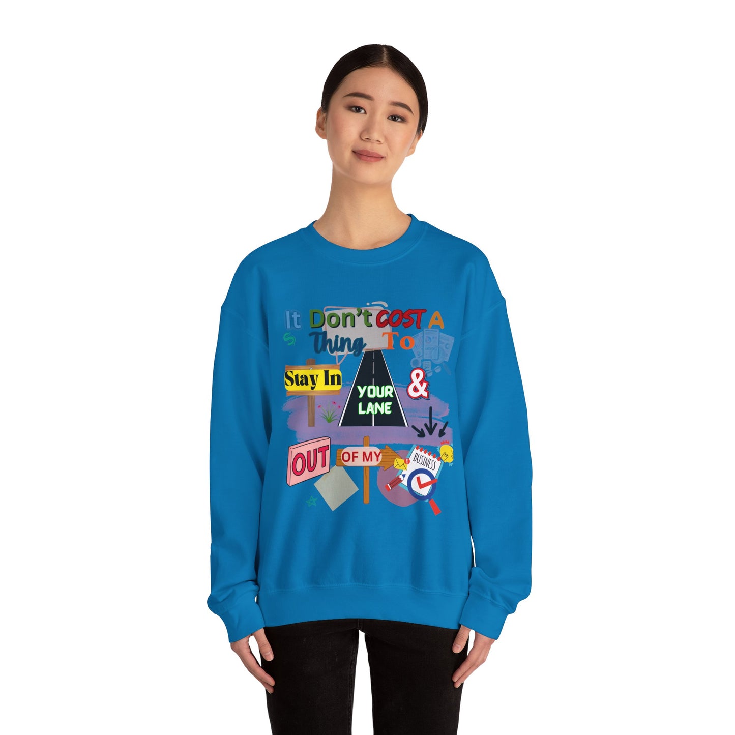 It doesn't Cost a Thing Unisex Heavy Blend™ Crewneck Sweatshirt – Cozy, Durable & Stylish Apparel for All Genders