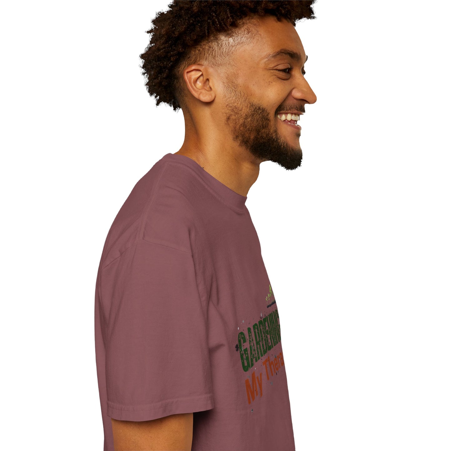 ‘Gardening Therapy’ Unisex Garment-Dyed T-Shirt | Perfect for Gardeners & Nature Lovers