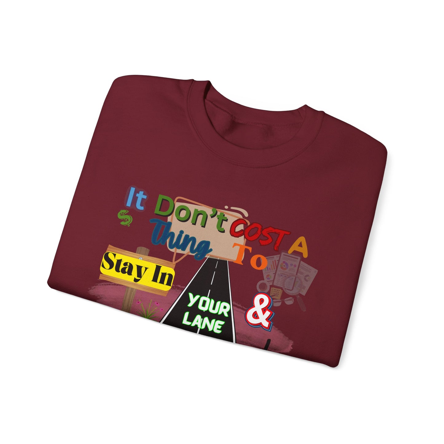 It doesn't Cost a Thing Unisex Heavy Blend™ Crewneck Sweatshirt – Cozy, Durable & Stylish Apparel for All Genders