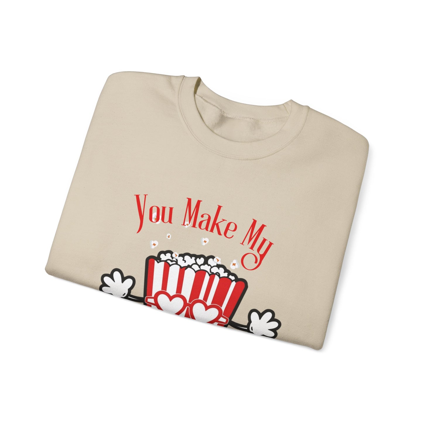 You Make My Heart POP Unisex Heavy Blend™ Crewneck Sweatshirt