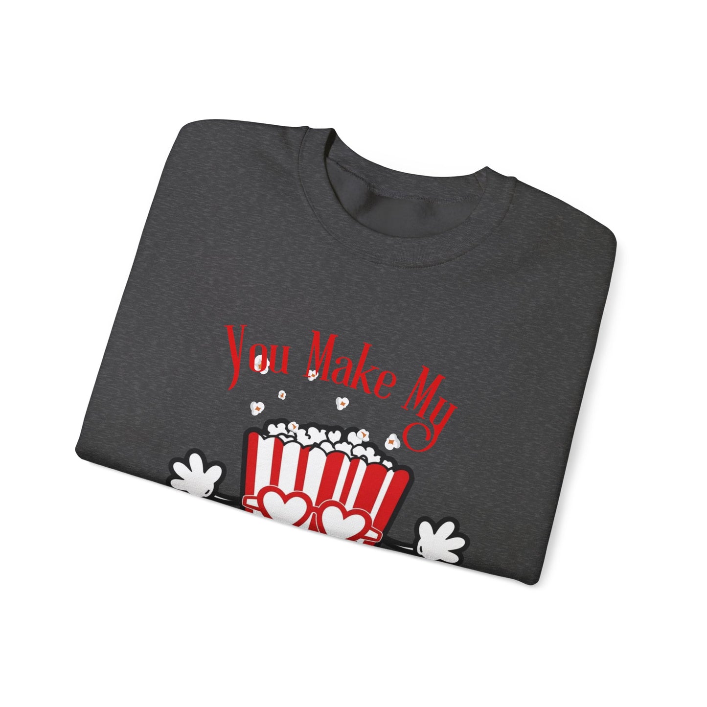 You Make My Heart POP Unisex Heavy Blend™ Crewneck Sweatshirt