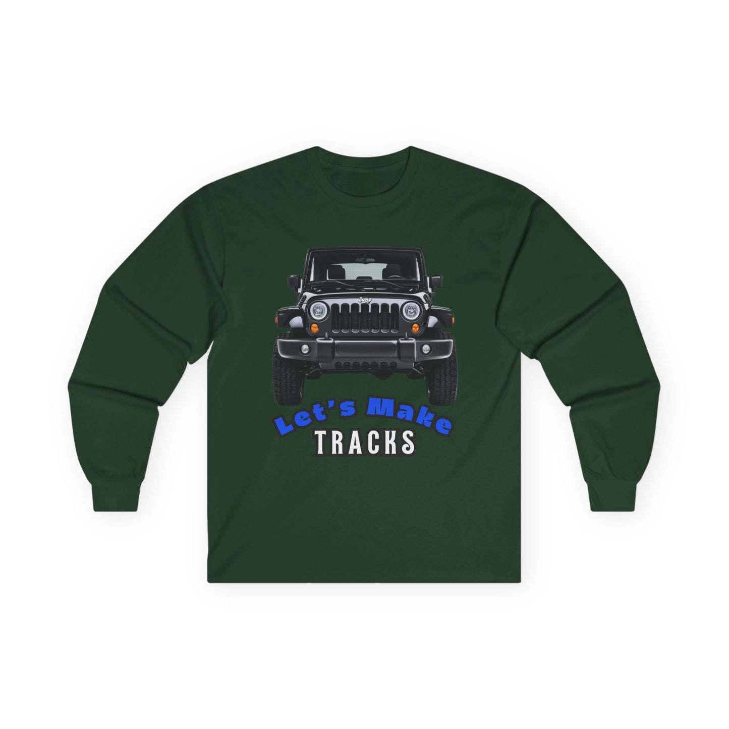 Let’s Make Tracks Ultra Cotton Unisex Long Sleeve Tee
