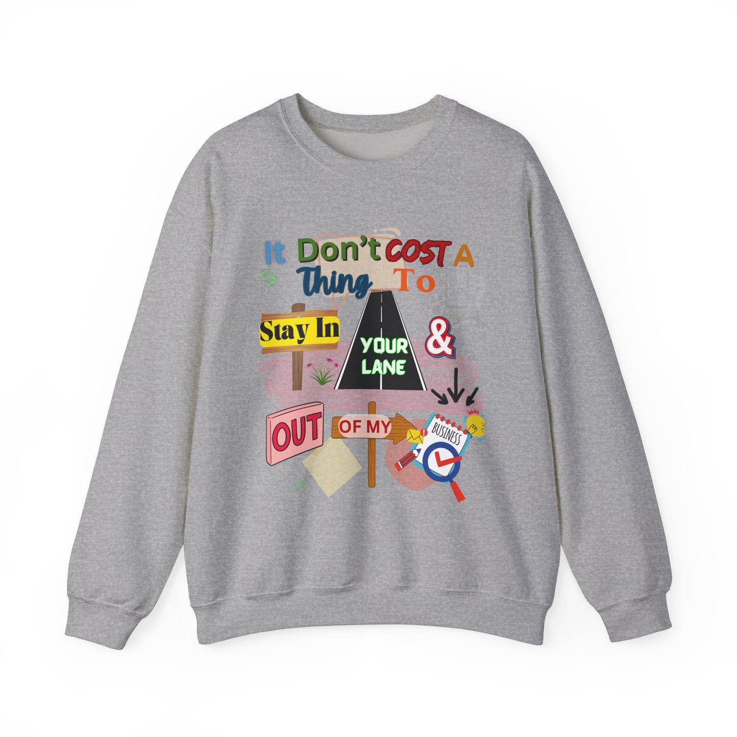 It doesn't Cost a Thing Unisex Heavy Blend™ Crewneck Sweatshirt – Cozy, Durable & Stylish Apparel for All Genders