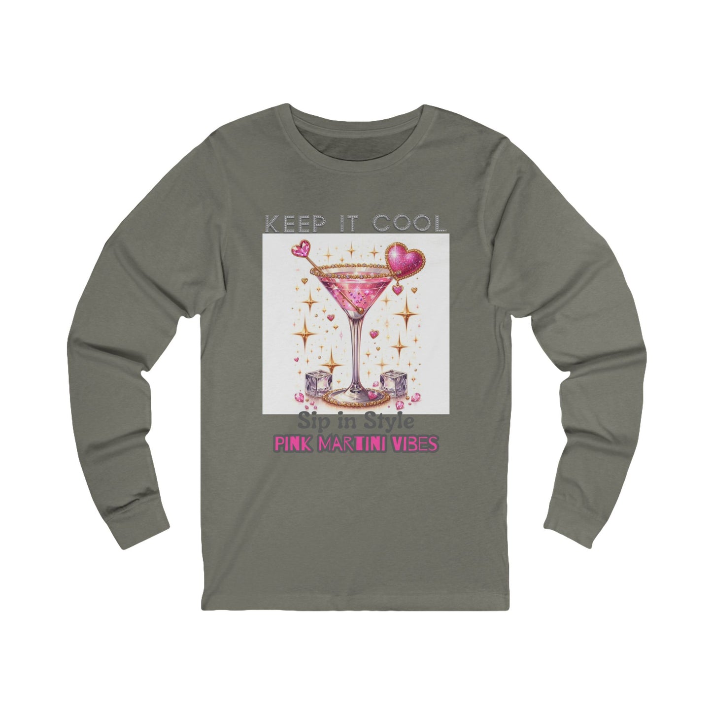 Pink Martini Unisex Jersey Long Sleeve Tee