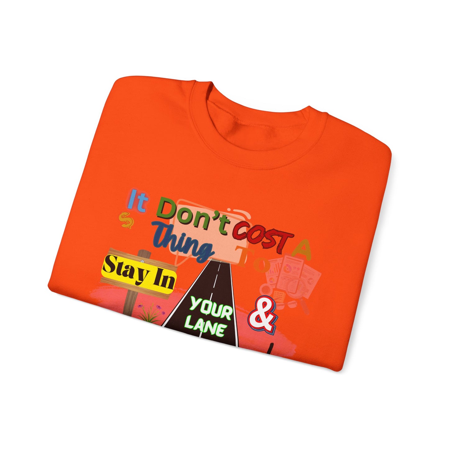 It doesn't Cost a Thing Unisex Heavy Blend™ Crewneck Sweatshirt – Cozy, Durable & Stylish Apparel for All Genders