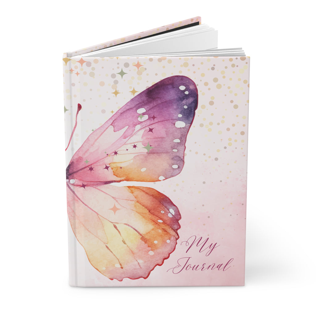 Butterfly Hardcover Journal – Matte Finish for Elegant Writing