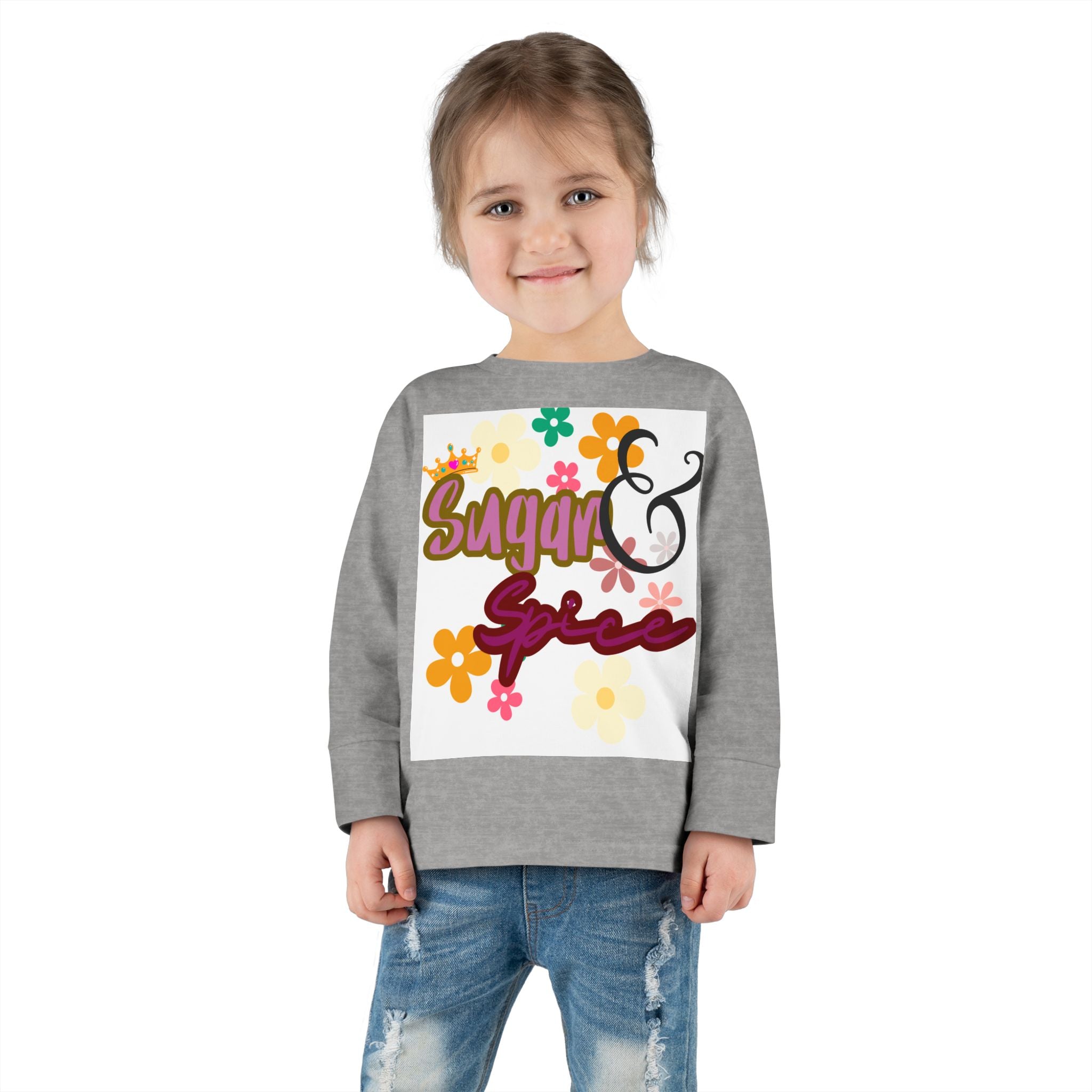 Sugar and Spice Toddler Long Sleeve Top