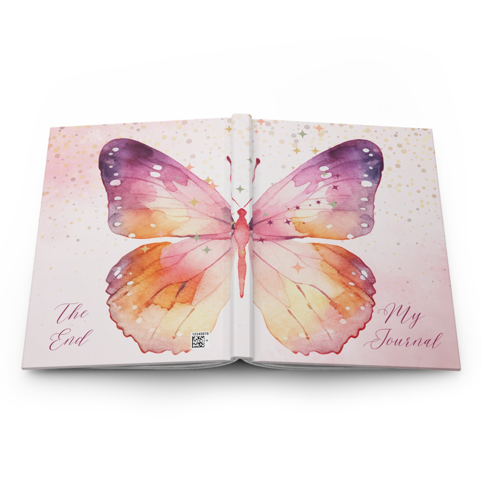 Butterfly Hardcover Journal – Matte Finish for Elegant Writing