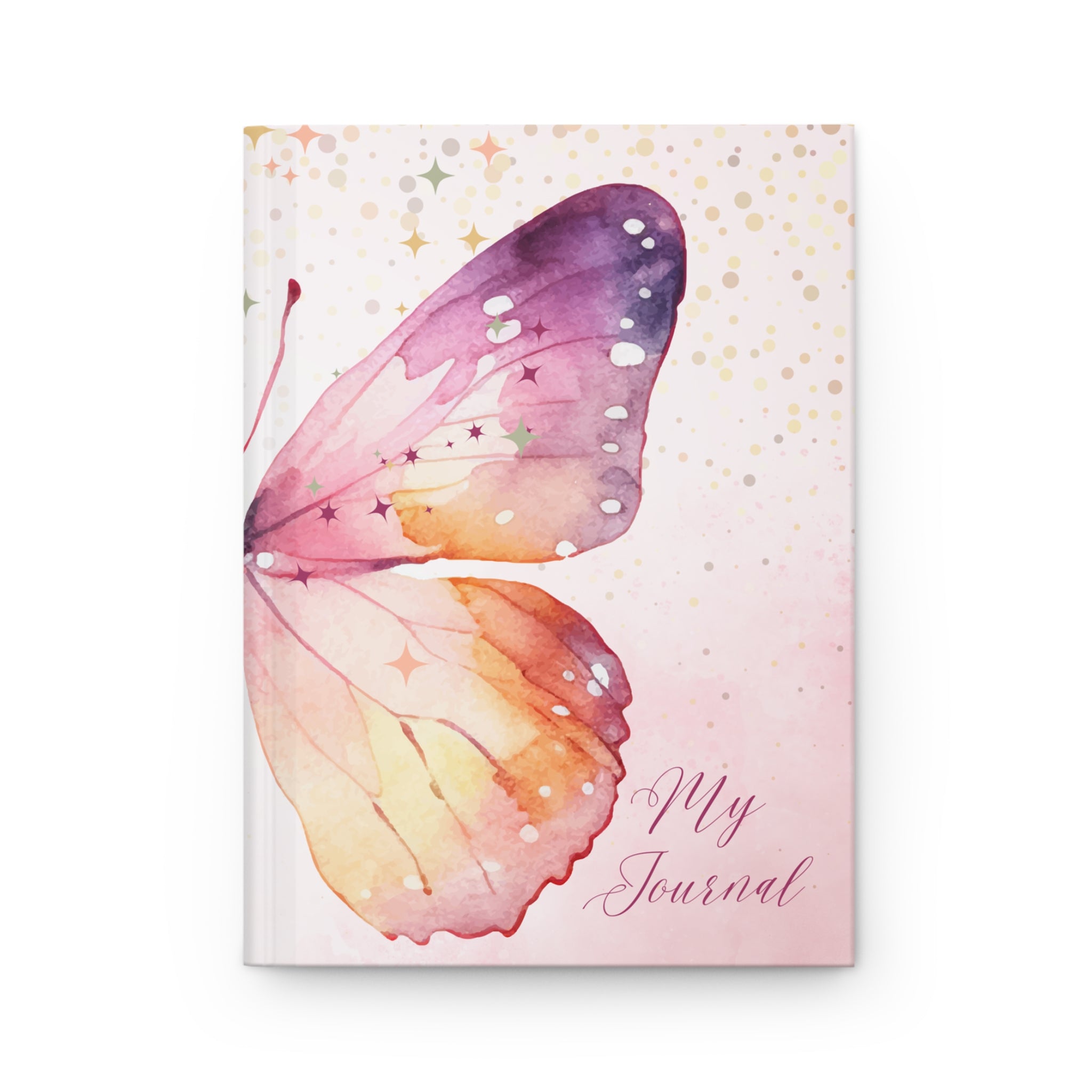 Butterfly Hardcover Journal – Matte Finish for Elegant Writing