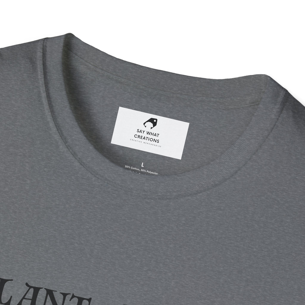 ‘Plant Smiles, Grow Laughter, Harvest Love’ Unisex Softstyle T-Shirt | Inspirational Gardening Tee