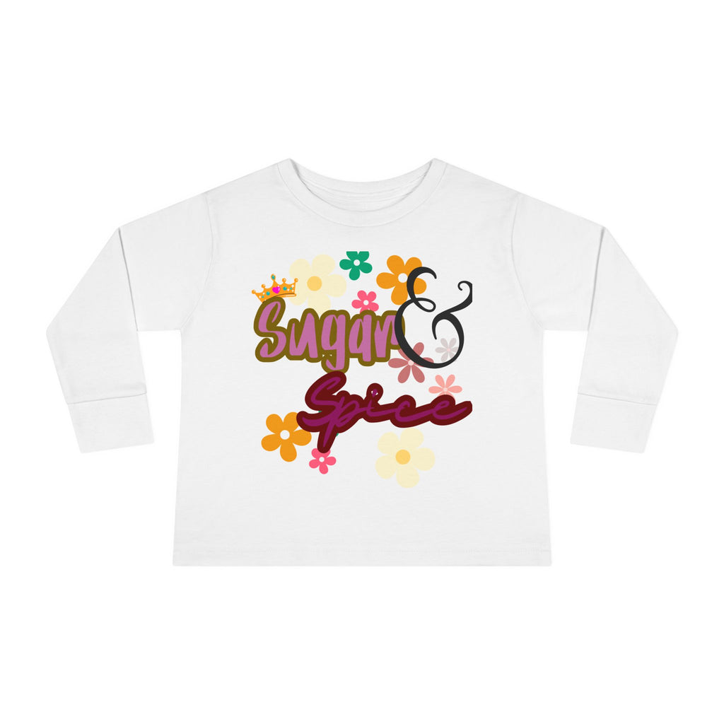 Sugar and Spice Toddler Long Sleeve Top