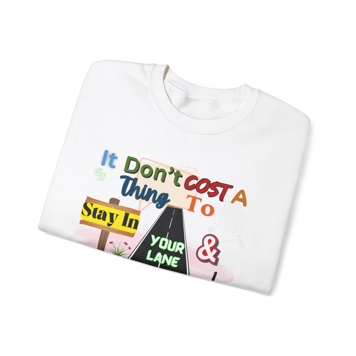 It doesn't Cost a Thing Unisex Heavy Blend™ Crewneck Sweatshirt – Cozy, Durable & Stylish Apparel for All Genders