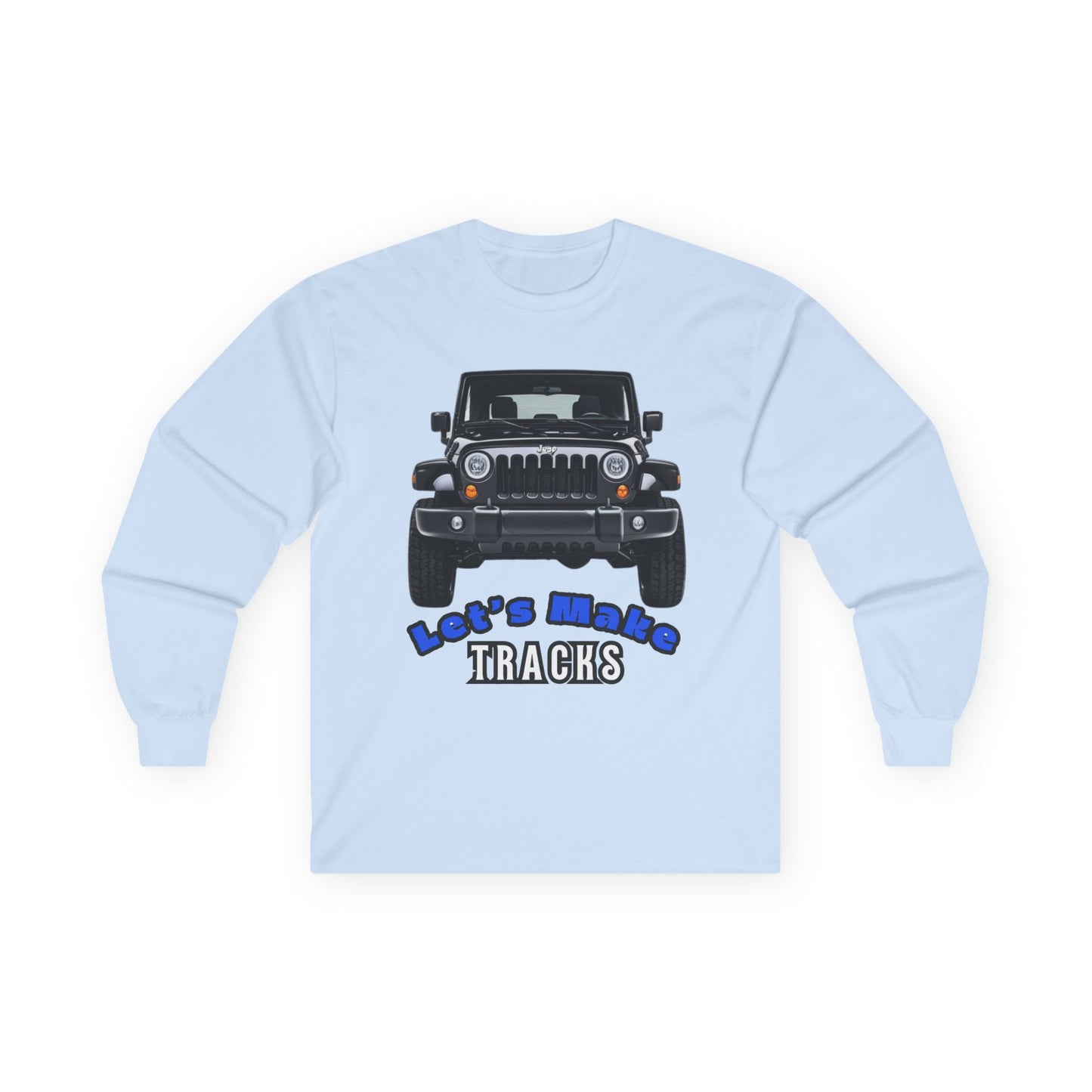 Let’s Make Tracks Ultra Cotton Unisex Long Sleeve Tee