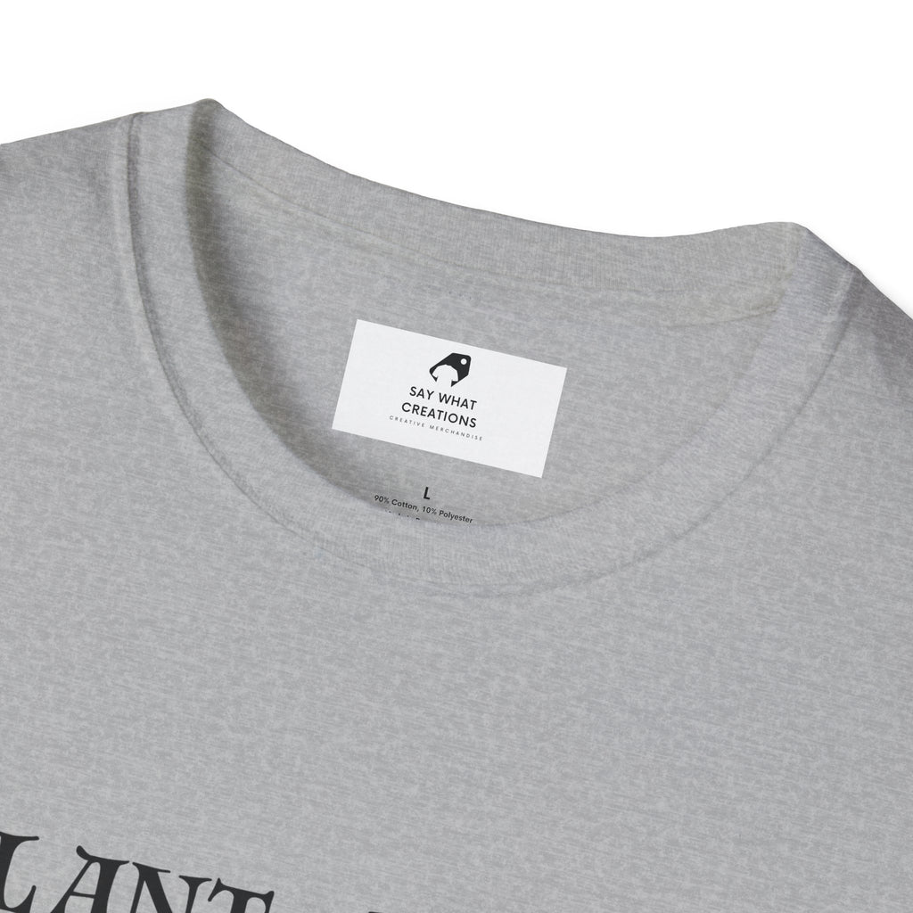 ‘Plant Smiles, Grow Laughter, Harvest Love’ Unisex Softstyle T-Shirt | Inspirational Gardening Tee