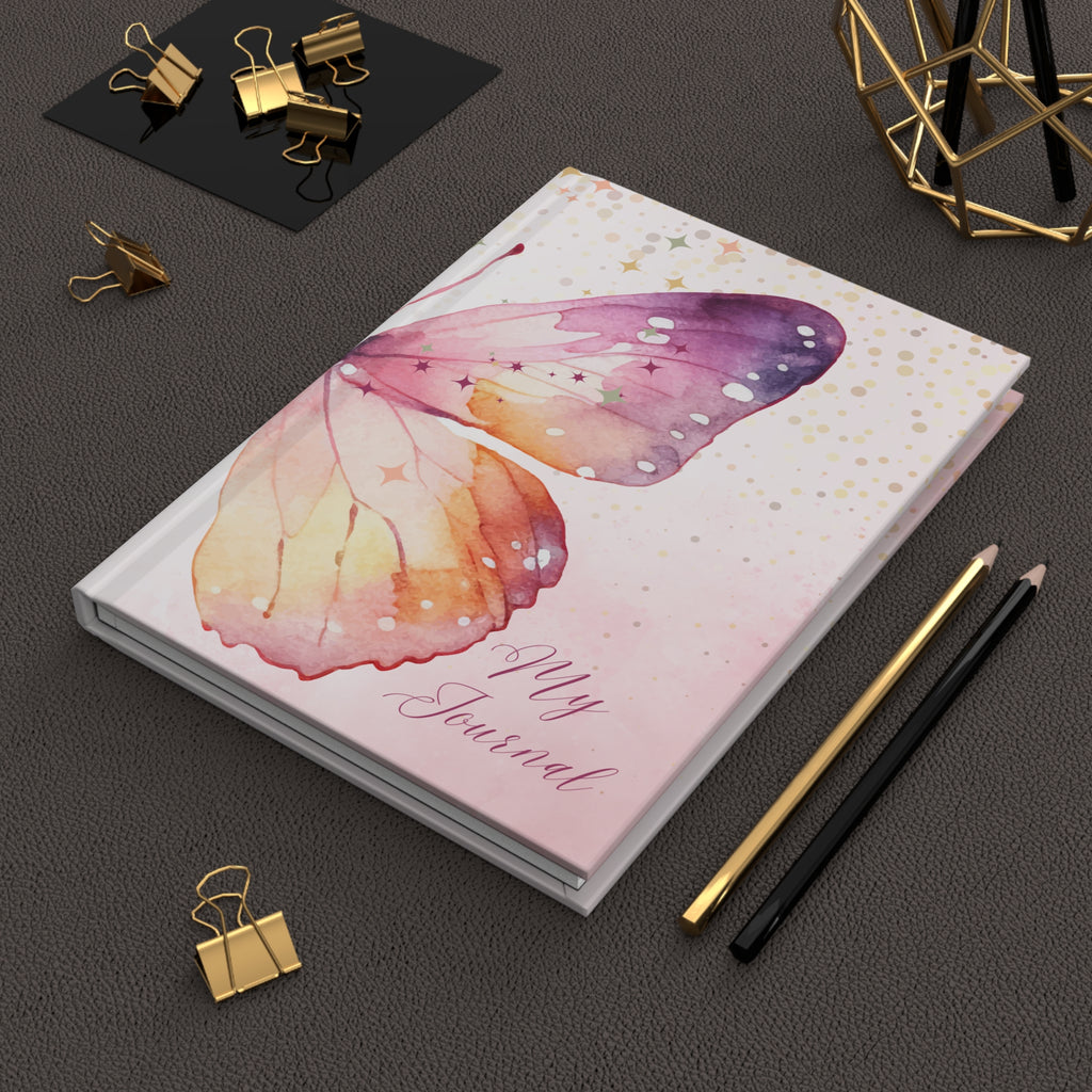 Butterfly Hardcover Journal – Matte Finish for Elegant Writing