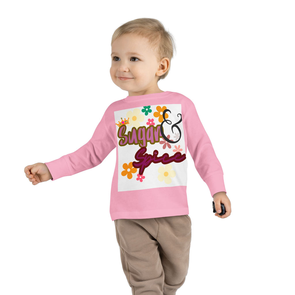 Sugar and Spice Toddler Long Sleeve Top