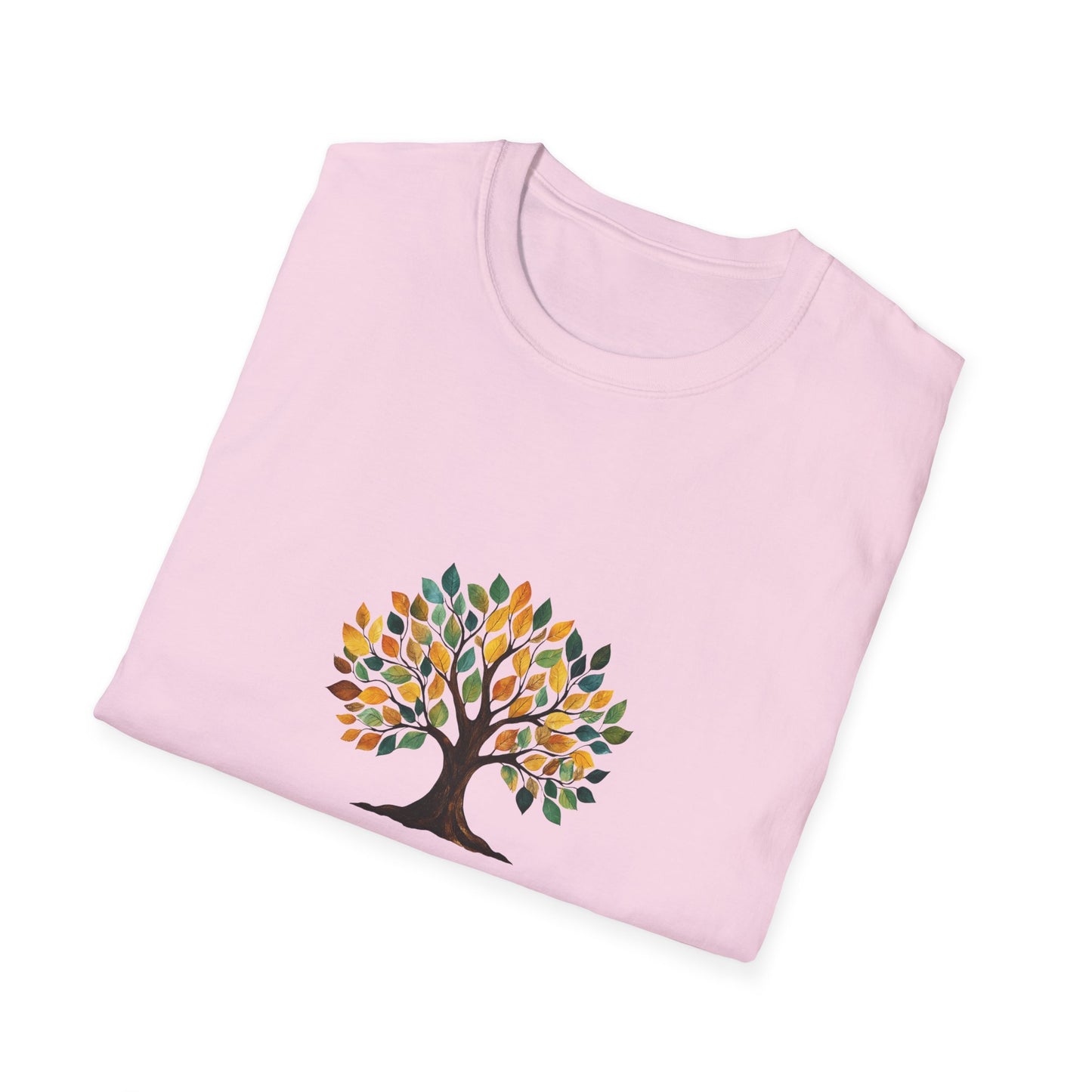 Rooting for You Unisex Softstyle T-Shirt - Tree Design for Nature Lovers