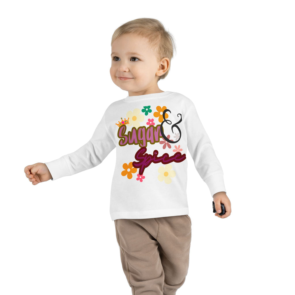 Sugar and Spice Toddler Long Sleeve Top