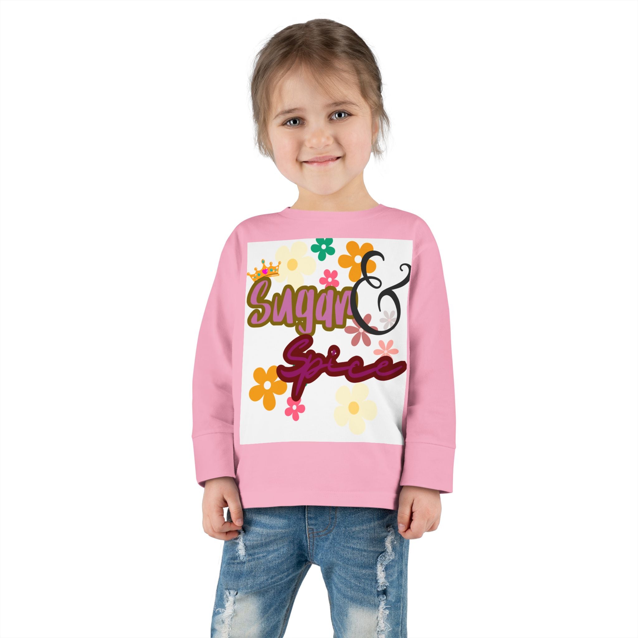 Sugar and Spice Toddler Long Sleeve Top