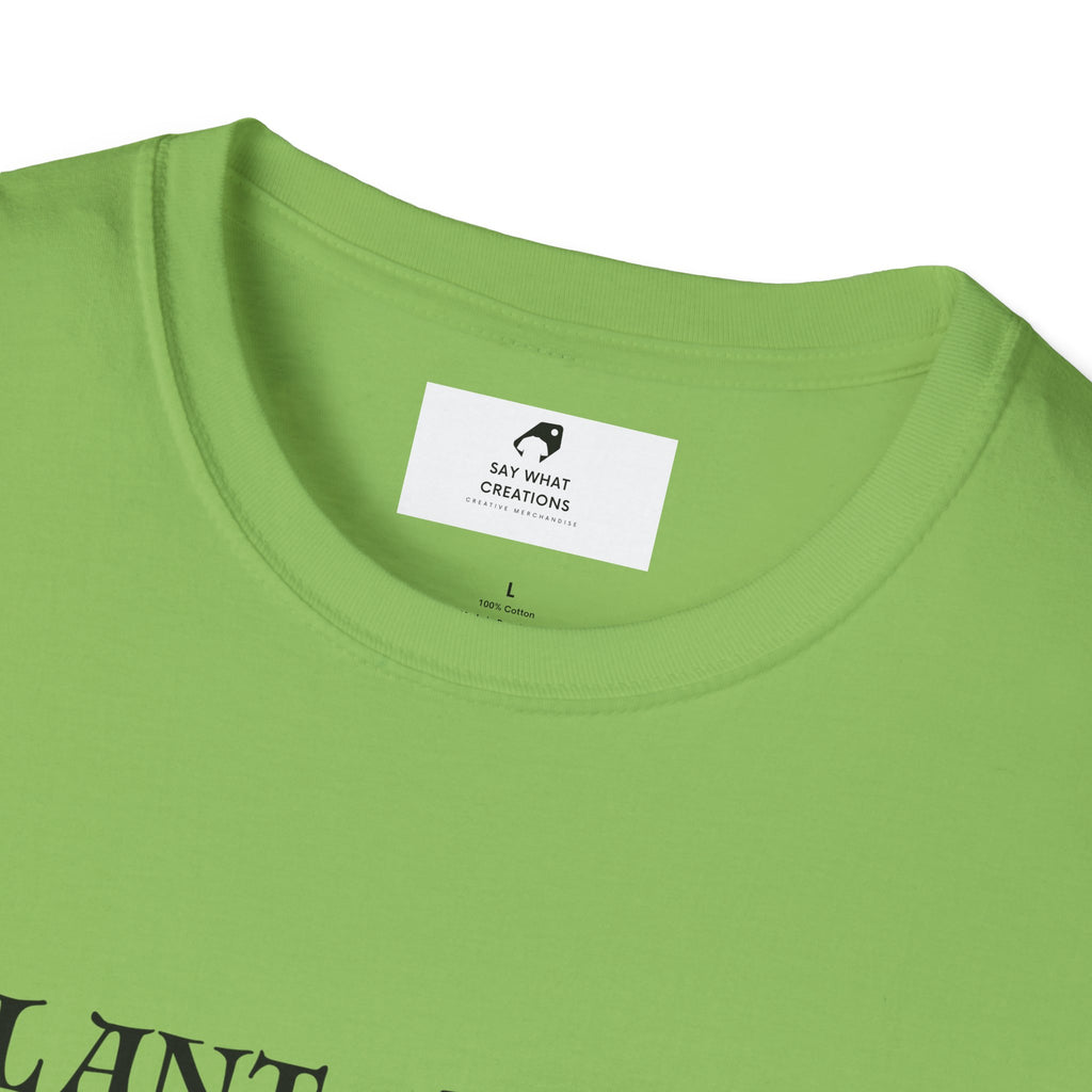 ‘Plant Smiles, Grow Laughter, Harvest Love’ Unisex Softstyle T-Shirt | Inspirational Gardening Tee