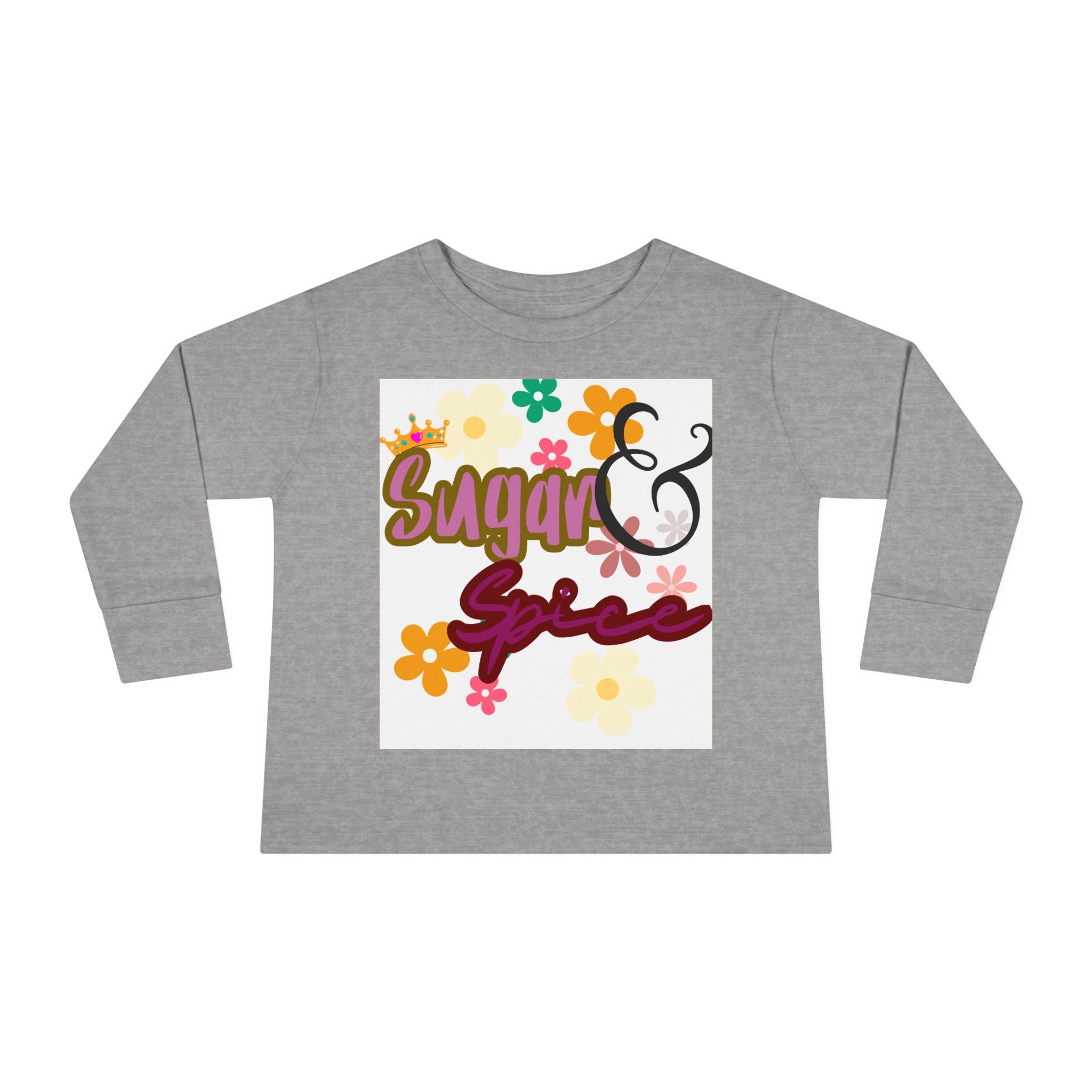 Sugar and Spice Toddler Long Sleeve Top