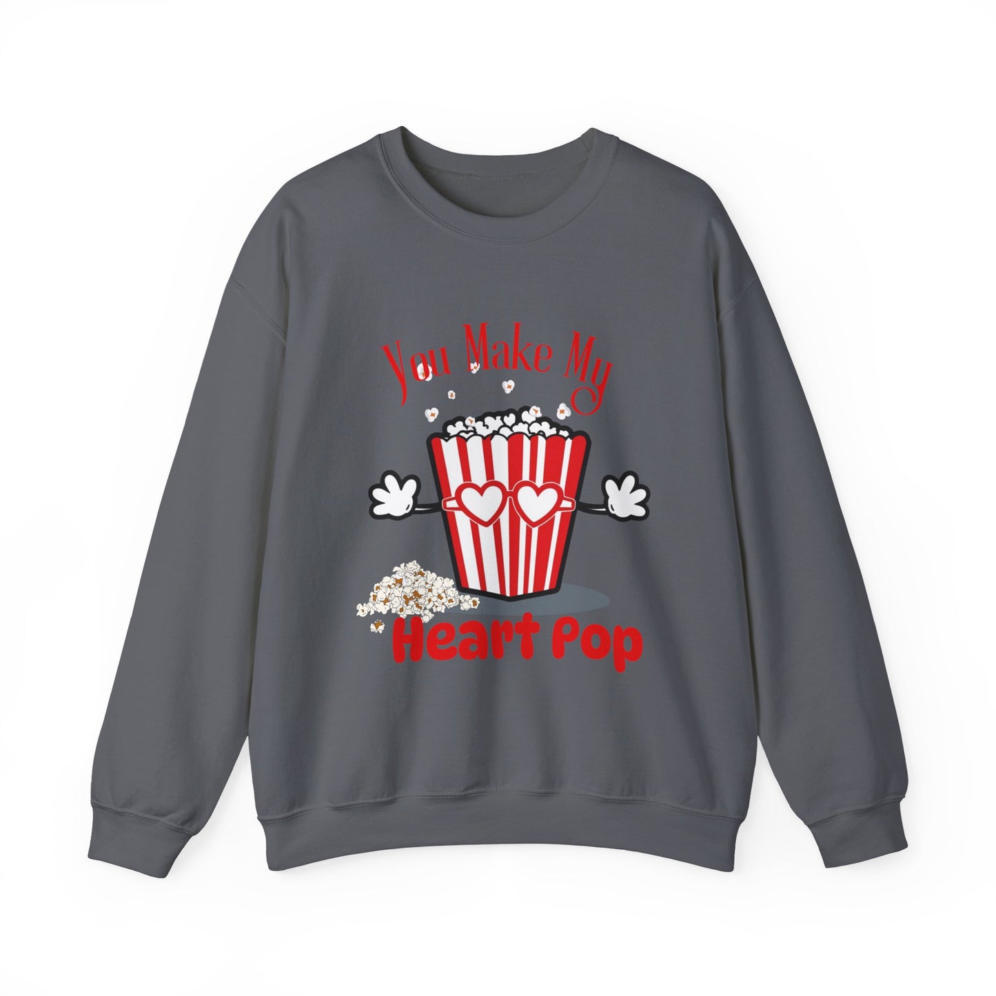 You Make My Heart POP Unisex Heavy Blend™ Crewneck Sweatshirt