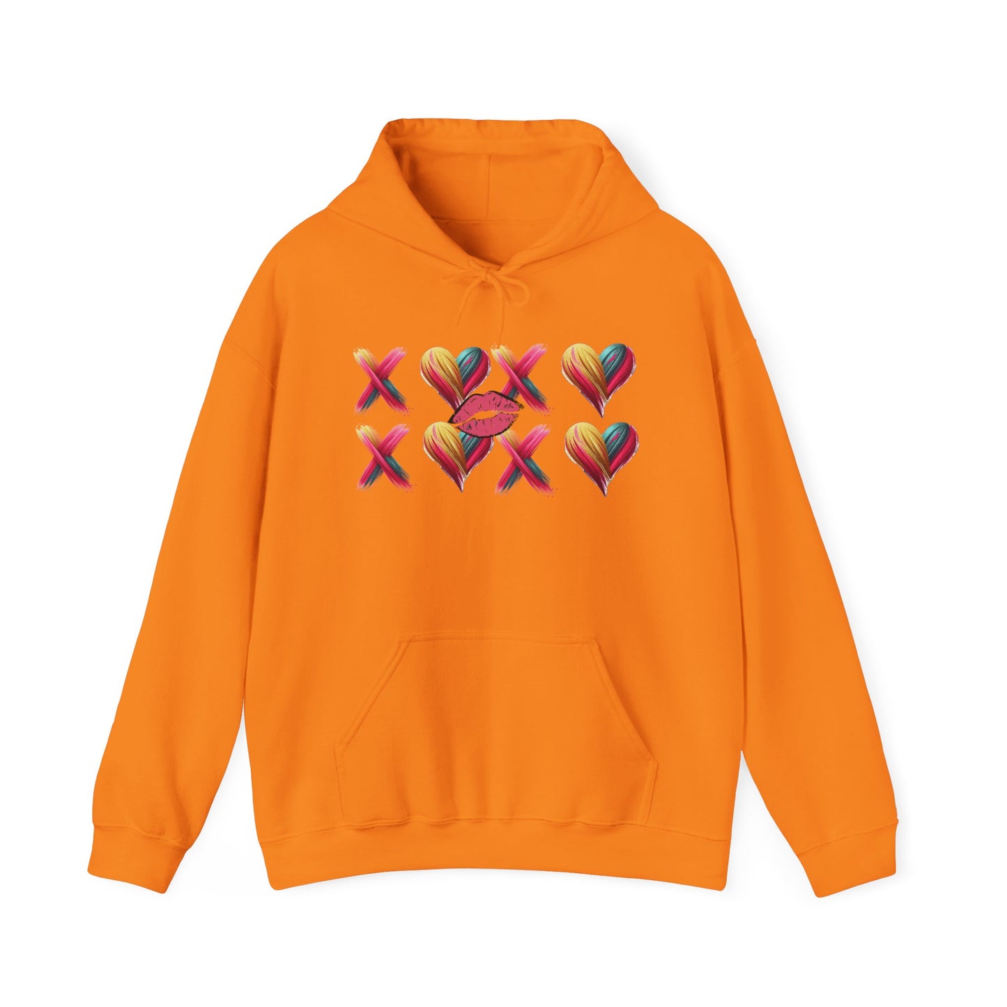 Hugs and Kisses Unisex Heavy Blend™ Hooded Sweatshirt – Cozy Comfort with a Loving Touch