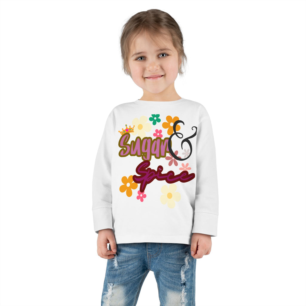 Sugar and Spice Toddler Long Sleeve Top