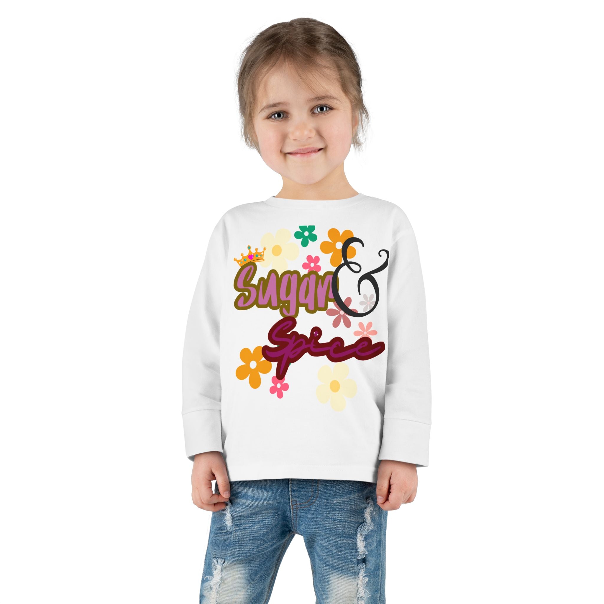 Sugar and Spice Toddler Long Sleeve Top