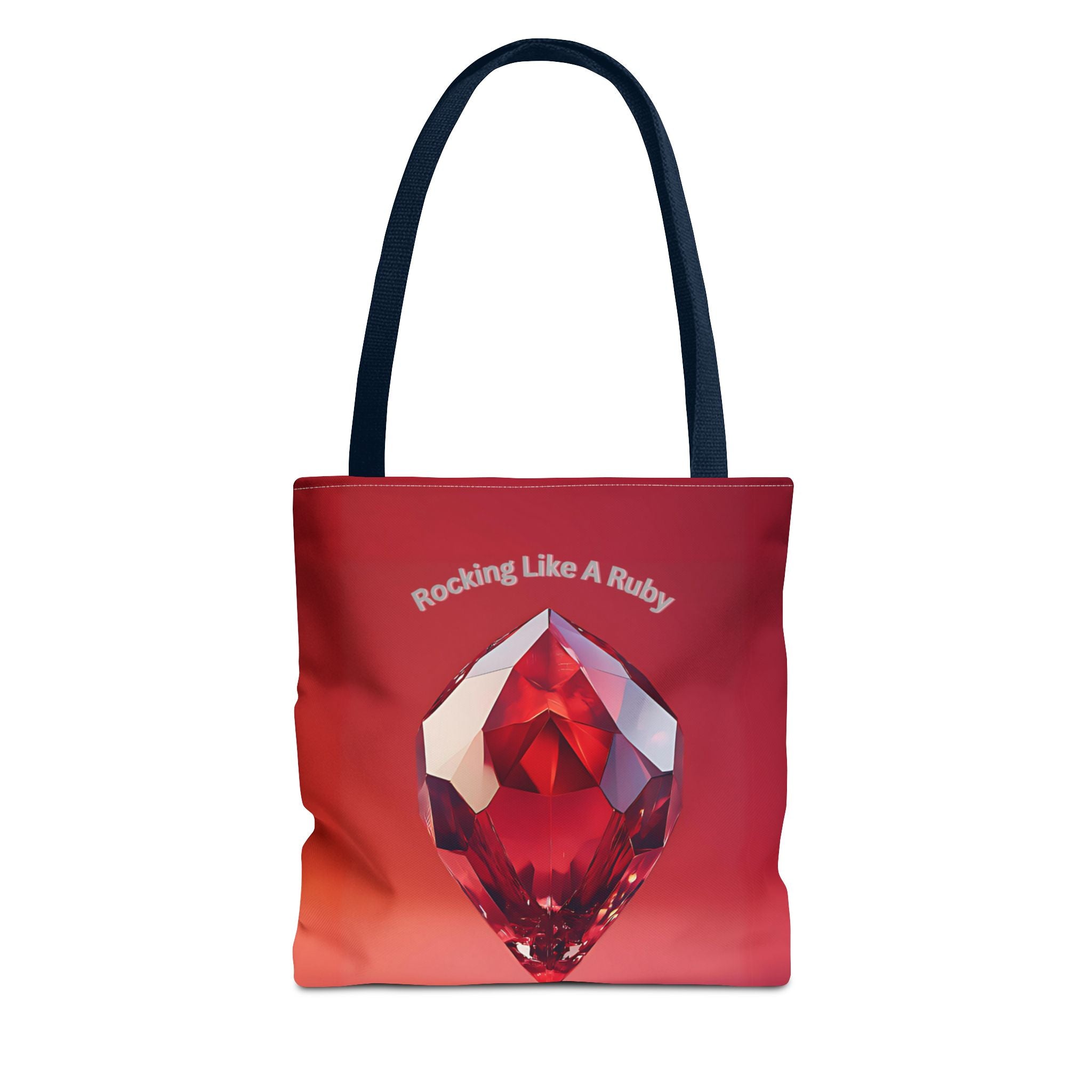 Rocking like a Ruby Tote Bag – All-Over Print (AOP) Stylish and Durable