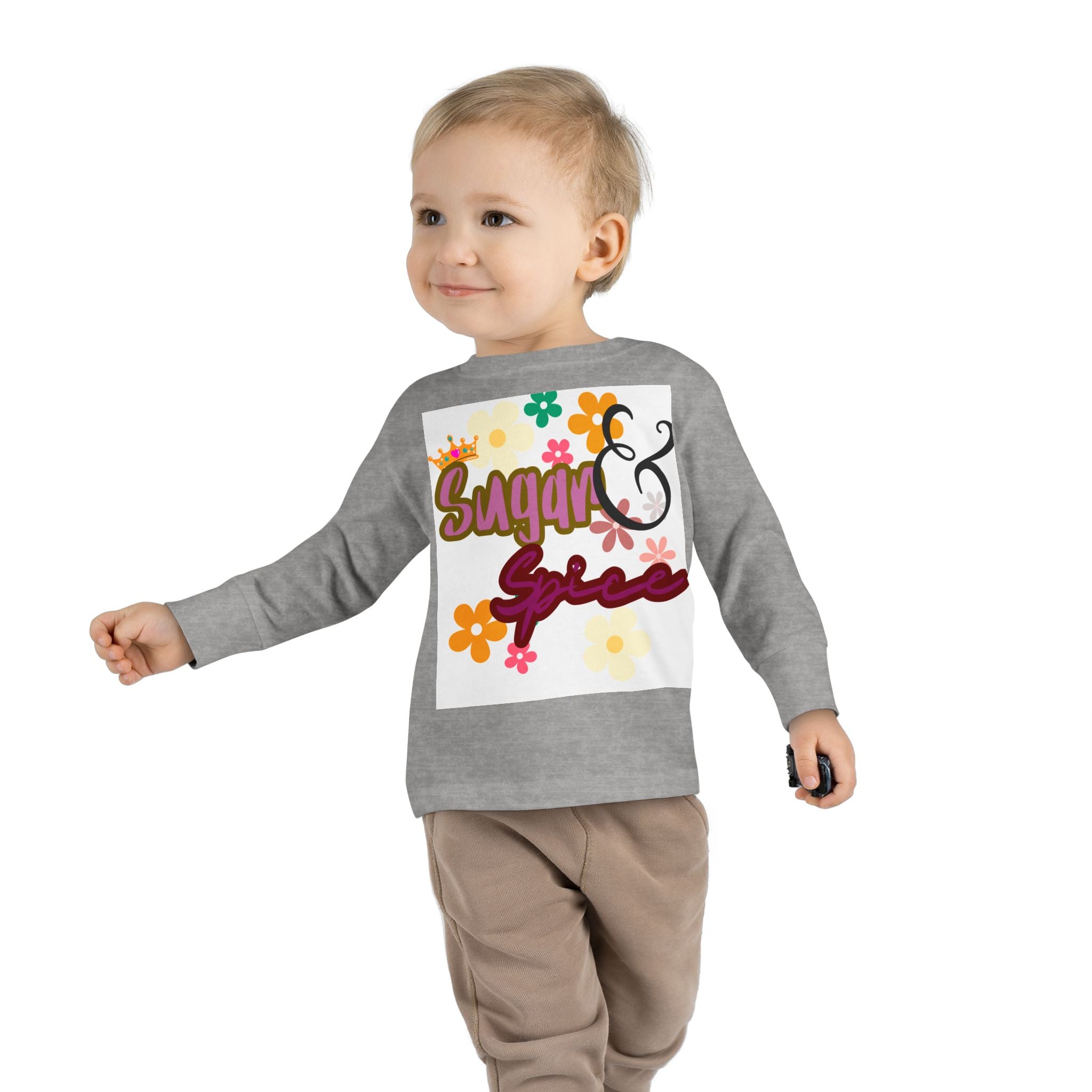 Sugar and Spice Toddler Long Sleeve Top