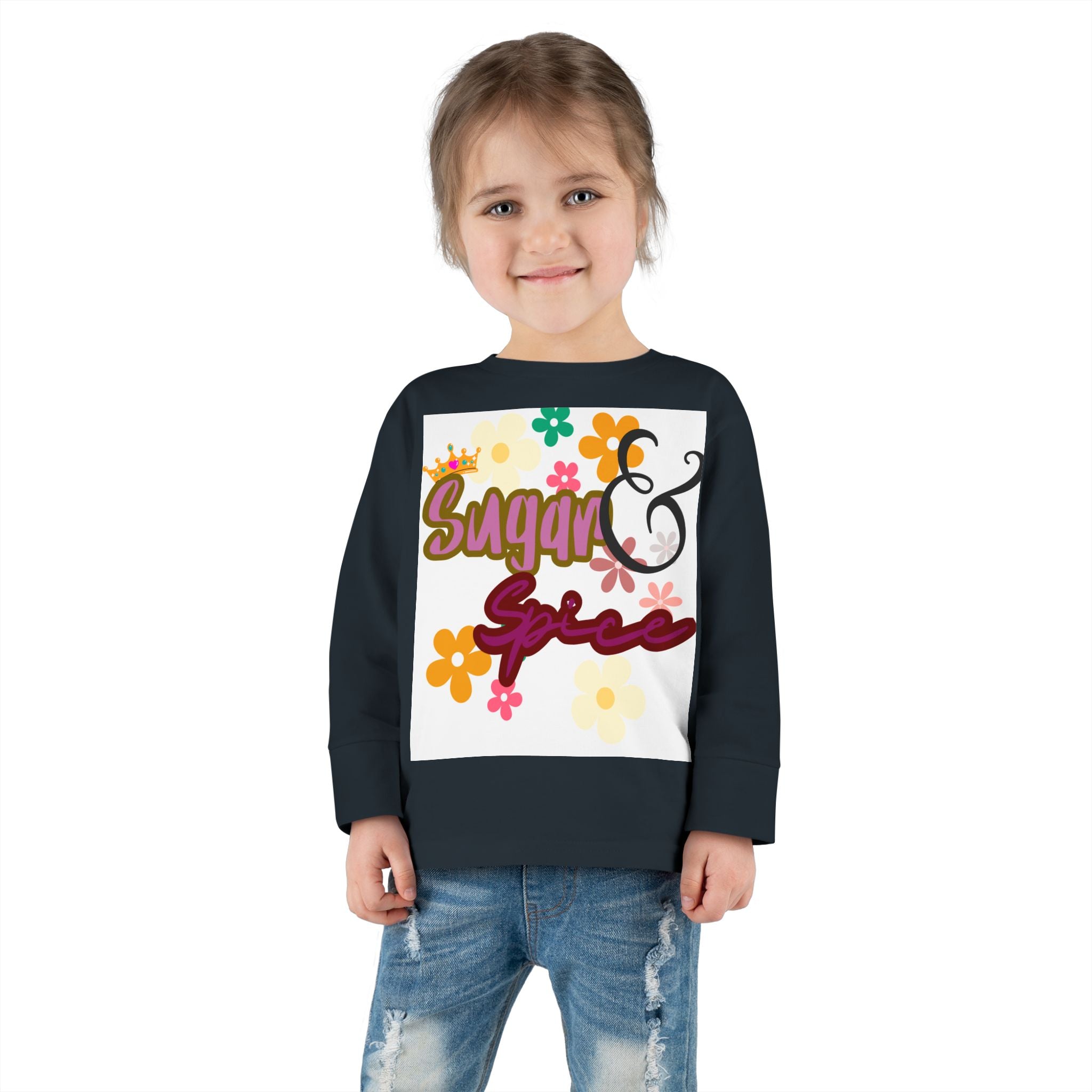 Sugar and Spice Toddler Long Sleeve Top
