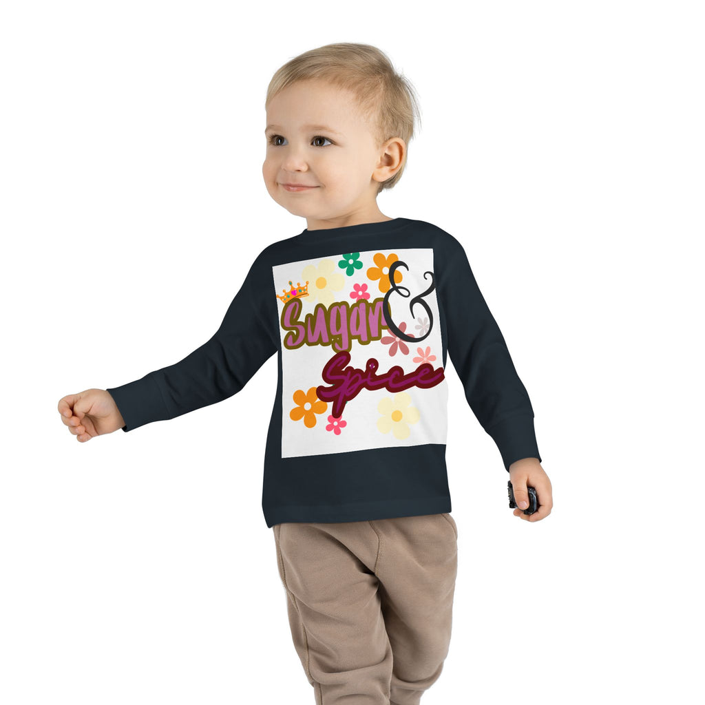 Sugar and Spice Toddler Long Sleeve Top