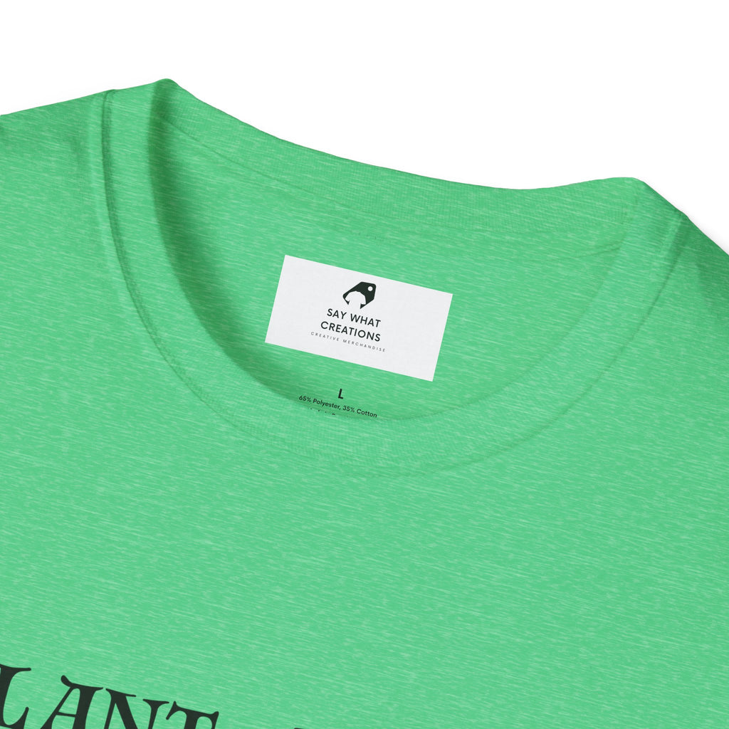 ‘Plant Smiles, Grow Laughter, Harvest Love’ Unisex Softstyle T-Shirt | Inspirational Gardening Tee