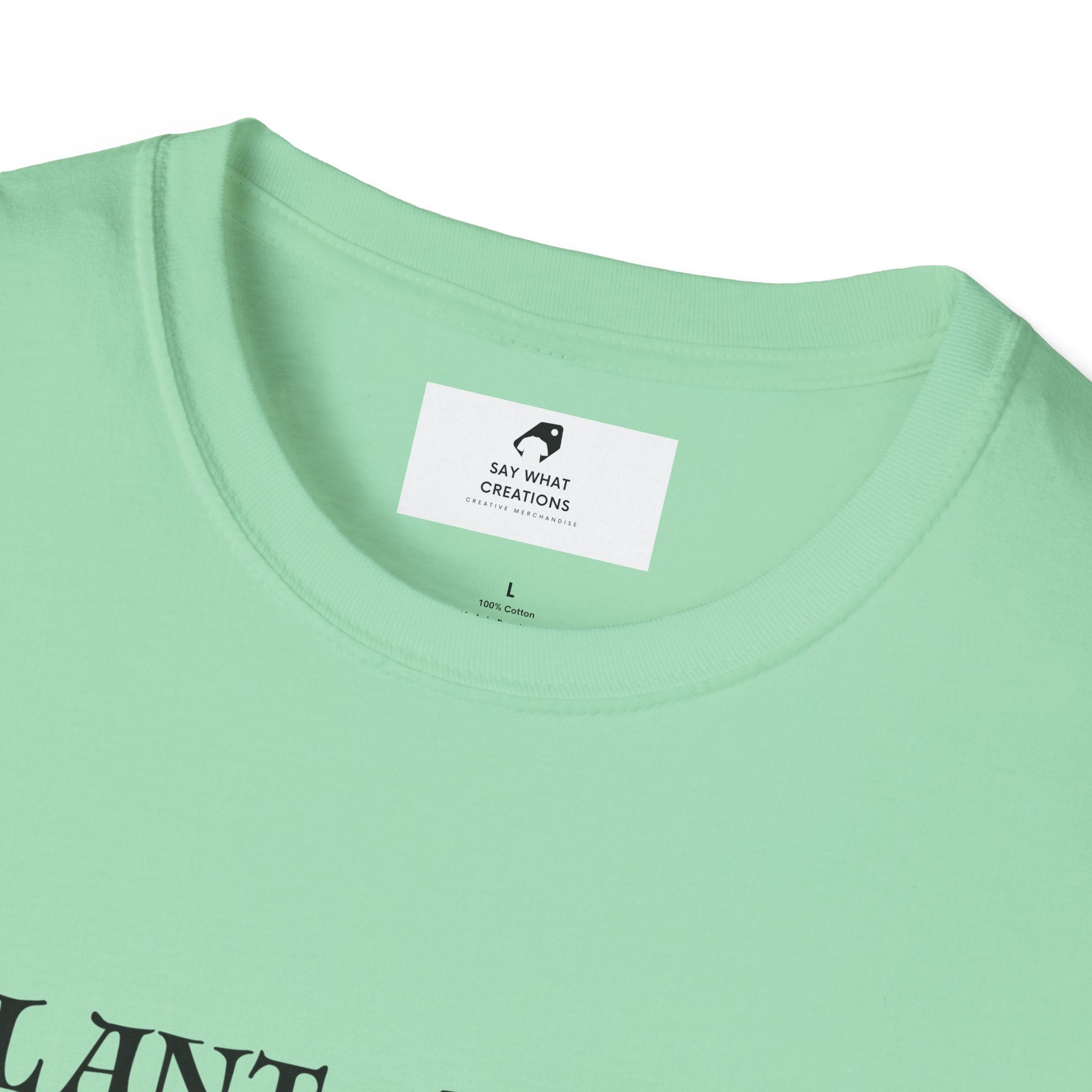 ‘Plant Smiles, Grow Laughter, Harvest Love’ Unisex Softstyle T-Shirt | Inspirational Gardening Tee